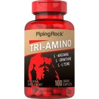 ราคา PipingRock Tri Amino Acid (L-Arginine L-Ornithine L-Lysine) 100 เม็ด กรดอะมิโน ที่จำเป็นต่อการเจริญเติบโตของร่างกาย (9907739000)