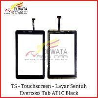 ราคา LAYAR TS - หน้าจอสัมผัส - Evercoss Tab AT1C หน้าจอสัมผัส สีดํา (42305646534)