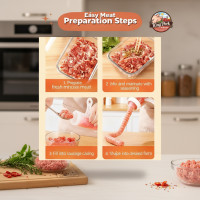 ราคา เครื่องทําไส้กรอกและยัดไส้ด้วยเนื้อหมู แกะ คอลลาเจน และเปลือกเทียม (41173683331)