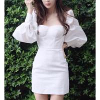 ราคา เดรสสีขาว​ เดรสงานป้าย (14902917880)
