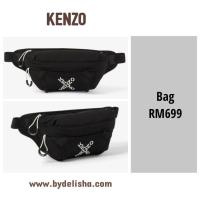 ราคา Kenzo Men Crossbody Bag สีดํา Kenzo Sport Nylon Belt Bag (23143706651)