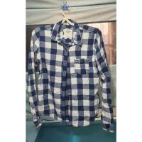 ราคา เสื้อเชิ้ต Abercrombie & Fitch ไซส์ M ผู้ชาย ของแท้จากอเมริกา สี น้ำเงิน ขาว มือสอง ลาย สก๊อต แบรนด์แท้ วินเทจ (24813047981)