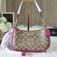 ราคา แท้ พร้อมส่ง COACH CM714 Teri Shoulder Bag In Signature Canvas (24267762925)