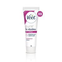 ราคา [Gift] Veet วีท Cream สูตรเชียบัตเตอร์ สำหรับผิวธรรมดา ขนาด 25 กรัม x6 (29309138863)