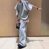 ราคา สูทผู้ชายระดับไฮเอนด์พร้อมเสื้อกั๊กแขนกุดและเสื้อยืดกีฬา ใส่ได้ทั้งฤดูใบไม้ร่วงและฤดูใบไม้ผลิ [จัดส่งด่วน] (40620507507)