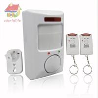 ราคา 106dB Wireless Security รีโมทคอนโทรล Anti-theft อินฟราเรดอิเล็กทรอนิกส์สุนัขนาฬิกาปลุกกันน้ํา Creative สะดวกสําหรับ Office Yard Store [colorfullife.th] (43568186853)