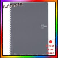 ราคา Kokuyo Note Soft Ring 80 Sheets B5 Dot Rule Dark Grey (28457295635)