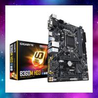 ราคา MAINBOARD (เมนบอร์ด) 1151 GIGABYTE B360M HD3 GEN8-9 ใช้งานปกติ (23460943077)