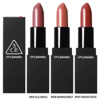 ราคา [ของแท้พร้อมส่ง] 3CE MATTE LIP COLOR 907,908, 909 (275007408)