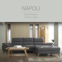 ราคา ZEN Collection Recliner Sofa Set รุ่น NAPOLI โซฟา แอลเชพ ปรับนอนไฟฟ้า 3ที่นั่ง (22146198488)