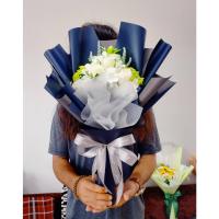 ราคา ช่อกุหลาบขาว.ช่อปริญญา.ช่อปัจฉิม.ของขวัญแทนใจ(พร้อมส่ง) (17995804611)