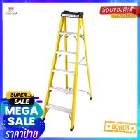 ราคา บันไดไฟเบอร์กลาส LITE FG305 6 ขั้น สีดำ-เหลืองFIBERGLASS LADDER LITE FG305 6-STEP BLACK-YELLOW (18648462873)