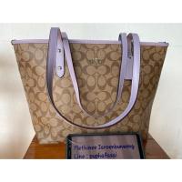 ราคา กระเป๋าสะพาย COACH CITY ZIP TOTE IN SIGNATURE 16นิ้ว ของแท้ (5707095714)