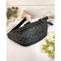 ราคา พร้อมส่ง Coach F78777 Warren Belt Bag In Signature Canvas คาดอกชาย (14975715046)