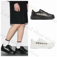 ราคา Gucci คลาสสิค ตกแต่งด้วยลายพิมพ์ Gucci ผู้ชาย รองเท้าผ้าใบ ของแท้ (27756893565)