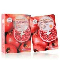ราคา EAST-SKIN Double Vitamin C POMEGRANATE NATURAL NURISHING FACIAL MASK Belov 3D มาร์หน้าเเผ่นทับทิม เบโลฟ10แผ่น (9439931559)