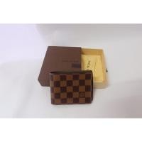 ราคา Louis Vuitton Multiple Wallet Damier ของแท้ (มือสอง) (7561729332)