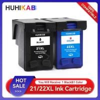 ราคา HUHIKAB 21 22 XL เปลี่ยนตลับหมึกที่รองรับสำหรับ HP 21XL 22XL สำหรับ HP21 Deskjet F (24659127405)