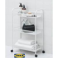 ราคา IKEA,รถเข็น ชั้นวางของมีล้อ hornavan (9655113880)