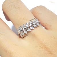 ราคา แหวนเพชร ใบมะกอก แหวนเงินแท้ เพชรSwiss YTG-11508 (15233991667)