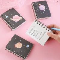 ราคา [riBBon] Galaxy Motif Mini Notebook / Spiral Small Notebook (43914667877)