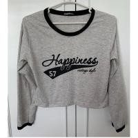 ราคา เสื้อยืดแขนยาวเอวลอย (6875323924)