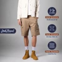 ราคา Jack Russel - Men Cargo Shorts กางเกงคาร์โก้ชิโนขาสั้นผู้ชาย - Handwerk JS-SON/KK Slim Fit Khaki (40220713013)