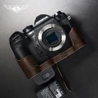 ราคา [ข้อเสนอพิเศษจากร้านใหม่] Olympus OM-1 Leather Case กระเป๋ากล้องหนังแท้ OM1 ii เคสป้องกันรุ่นที่สอง Cowhide Half Set Accessories (40618623009)