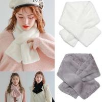 ราคา พร้อมส่ง ผ้าพันคอกันหนาว ผ้าพันคอแบบสอด ขนเฟอร์นุ่มฟู สวยหรู (22802381588)