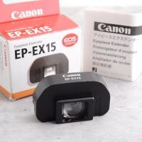 ราคา CANON > >EP-EX15 Eyepiece Extender ตัวเสริมเพิ่มระยะระหว่างช่องมองภาพกับกล้องประมาณ 15mm มือสองญี่ปุ่น (44056424142)