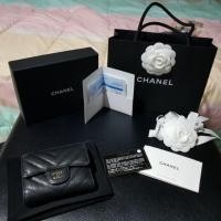 ราคา Used Chanel chevron small flap wallet (คาเวียร์) กระเป๋าสตางค์ ชาแนล มือสอง ของแท้ (2767816877)