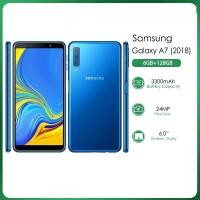 ราคา Original Samsung Galaxy A7 (2018) A750F 4G 2 SIM 4GB RAM 128GB ROM 24MP 6.0 Android 8 สมาร์ทโฟนลายนิ้วมือ (41523285823)