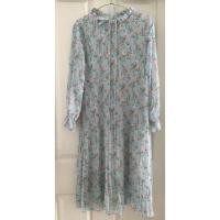 ราคา ชุดเดรสคลุมท้อง ผ้าชีฟอง อัดพลีท มือ2 (22516186799)