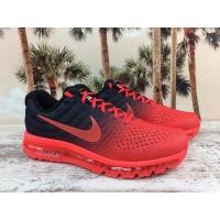 ราคา ♞,♘,,รองเท้าวิ่ง Nike Air Max 2017 สีแดงเข้ม แดง ดํา 849559 600 ผู้ชาย bu XLJ (44350145610)