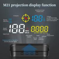 ราคา 2025 Universal Windshield M21 Head up OBD2 Displays Auto GPS โปรเจคเตอร์เมตรรถ HUD Head up Displays (41154254091)