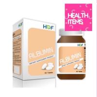 ราคา HOF Albumin 1000 mg 60 เม็ด ผงไข่ขาวเม็ด โปรตีนจากไข่ขาว (3554528745)