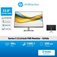 ราคา HP Monitor 23.8 (524da) FHD 1920 x 1080 จอ 100 Hz IPS - LCD Series 5 จอคอมพิวเตอร์ (29138744670)