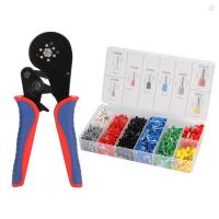 ราคา Hsc8 16-6 0.08-16m㎡ Crimping Ferrule ชุดเครื่องมือความแข็งสูง Crimper Plier with1200pcs ลวด Ferrules Crimp Ends Terminal (29920358151)