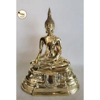 ราคา หลวงพ่อโต วัดบางพลี เนื้อทองเหลือง ทำผิวขัดเงา หน้าตัก 5" (24781663150)