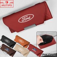 ราคา Ford เคสแว่นตารถยนต์ กล่องเก็บแว่นตากันแดด ผู้ถือแว่นกันแดดสากลสำหรับบังแดดรถยนต์ สำหรับ Ranger Raptor Everest Focus MK2 MK3 Mustang Escape Fiesta Ecosport (40468205432)