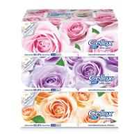 ราคา เซลล็อกซ์ พิวริฟาย โรซี่ กระดาษเช็ดหน้า 135 แผ่น แพค3ชิ้น *20930 (41072768746)