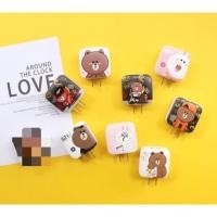 ราคา หัวปลั๊ก USB ลายการ์ตูนมาใหม่ ใช้ชาร์จได้พร้อมกันทีละ 2เครื่อง (2376506598)