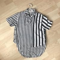 ราคา เสื้อเชิ้ตแขนสั้น ชายหน้าสั้นหลังยาว มือ2 (1237512546)