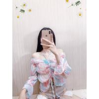 ราคา เสื้อปาดไหล่จั้มแขนลายเรนโบว์ สนใจแชทสอบถามสต็อกสินค้าก่อนสั่งและแจ้งสีในแชทนะคะ (7752999227)