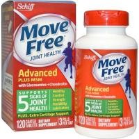 ราคา [Exp.05/2026 - รุ่น 120 เม็ด ส่งพร้อมกล่อง] Schiff Move Free Advanced Plus MSM มูฟฟรีฉลากเขียว+MSM บำรุงข้อเข่า (2213623191)