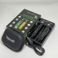 ราคา Vapcell ถ่านชาร์จINR18650 2000mAh 38A สีดำ[ได้ถ่าน2ก้อน]+เครื่องชาร์จถ่าน Q2S ของแท้เช็คโค๊ดได้ (10531272095)