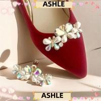 ราคา คลิพรองเท้าแบบคลิป ประดับคริสตัลและเพียรล เพิ่มความสวยงามให้กับรองเท้าส้นสูง (41623625730)