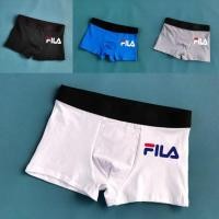 ราคา 【พร้อมส่ง】Fil01 กางเกงชั้นในผ้าฝ้ายเอวยางยืดพิมพ์ลายตัวอักษรแฟชั่นผู้ชาย (13867594206)