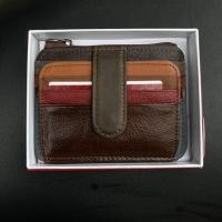 ราคา กระเป๋าใส่บัตรเครดิต ใส่นามบัตร หนังแท้ 100 % กระเป๋านามบัตรหนังวัวแท้ IM01 (24338071894)