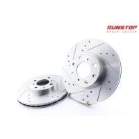 ราคา runstop จานเบรคหน้า เดิม เจาะรู เซาะร่อง ตรงรุ่น honda jazz gk 2014 city GM6 ขนาด 262mm รันสต๊อป brake disc high carbon (29302561310)